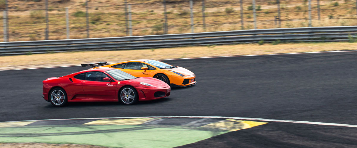 Conducir un Ferrari F430 F1 y un Lamborghini Huracán en el Circuito del Jarama RACE de Madrid Multimarca